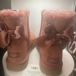 UGG Pink Bow Boots